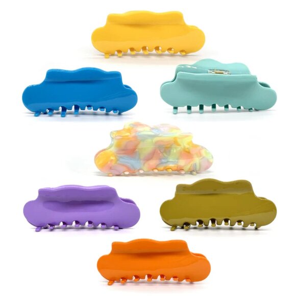 NWT Dream Cloud Light Blue Large Hair Claw Clip - Picture 4 of 5